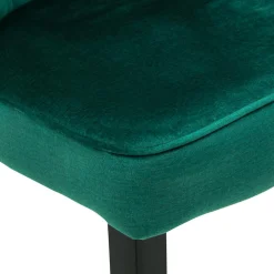 Krzesło tapicerowane butelkowa zieloń SOFTI