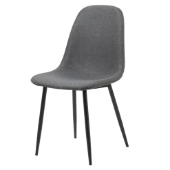 Krzesło tapicerowane ciemnoszare NINA