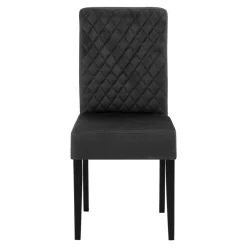 Krzesło tapicerowane ciemnoszare JORK