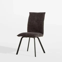 Krzesło tapicerowane ciemnoszare FYNIX