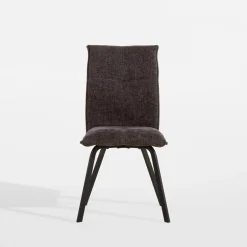 Krzesło tapicerowane ciemnoszare FYNIX