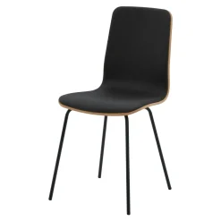 Krzesło tapicerowane ciemnoszare VINGE