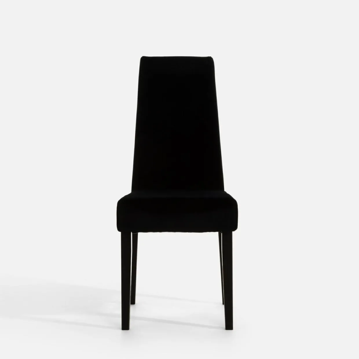Krzesło tapicerowane czarne SORIN