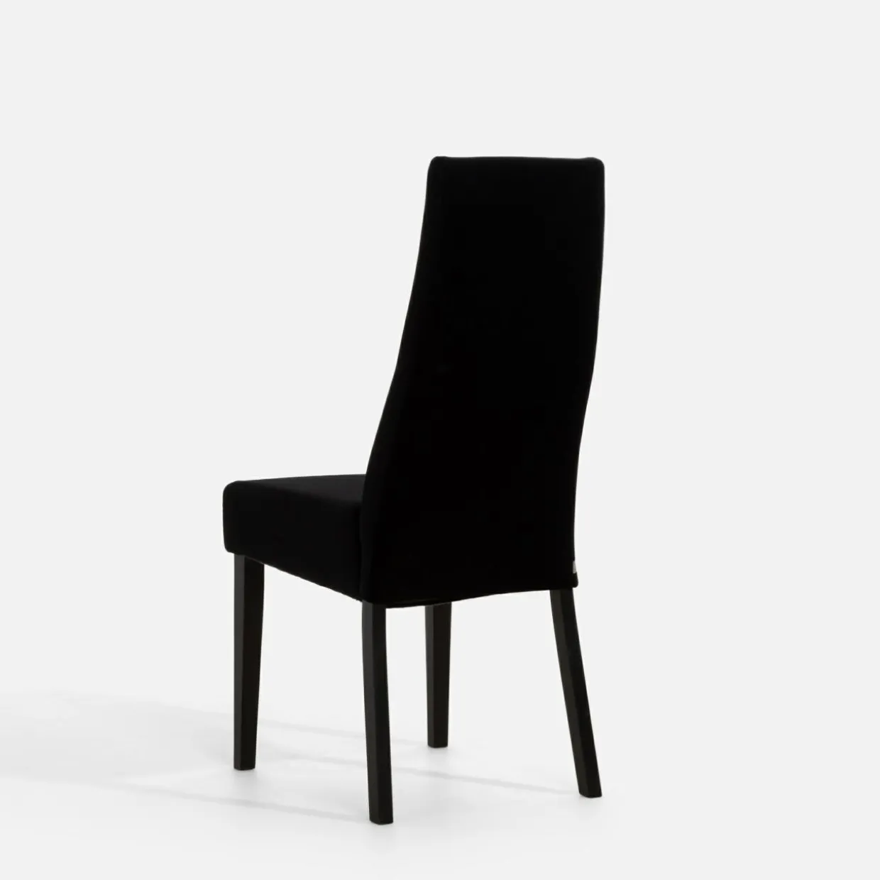 Krzesło tapicerowane czarne SORIN