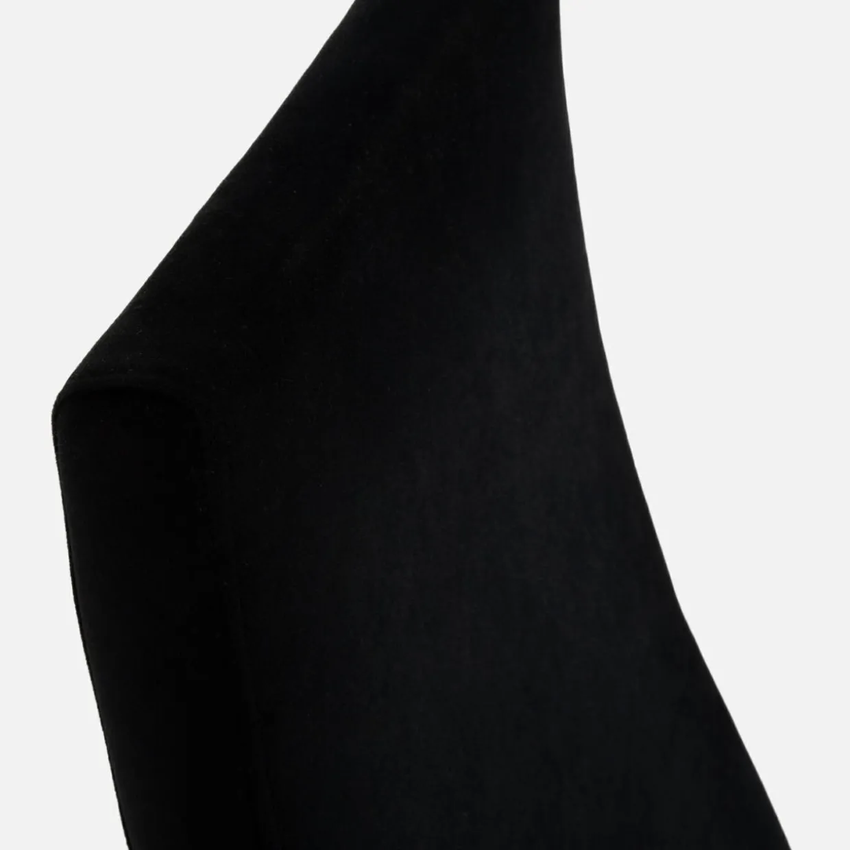 Krzesło tapicerowane czarne SORIN