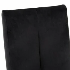 Krzesło tapicerowane czarne BLAINE