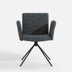 Krzesło tapicerowane granatowe FABLED