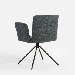 Krzesło tapicerowane granatowe FABLED