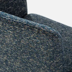 Krzesło tapicerowane granatowe FABLED