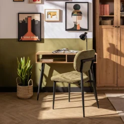 Krzesło tapicerowane piaskowe FINESSET