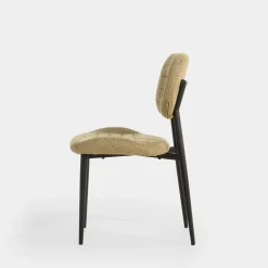 Krzesło tapicerowane piaskowe FINESSET