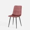 Krzesło tapicerowane różowe FOLVIO