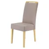 Krzesło tapicerowane różowe URSIN
