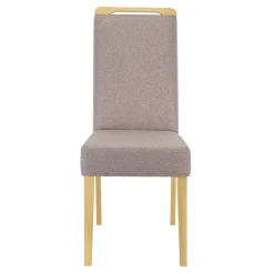 Krzesło tapicerowane różowe URSIN