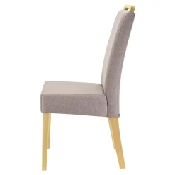 Krzesło tapicerowane różowe URSIN