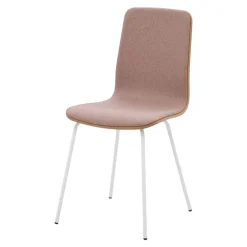 Krzesło tapicerowane różowe VINGE