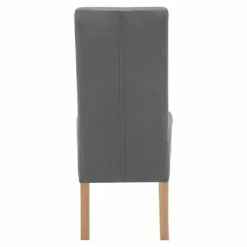 Krzesło tapicerowane szare BLAINE