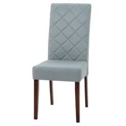 Krzesło tapicerowane szare AMBER