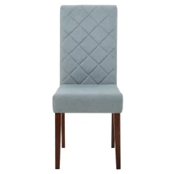 Krzesło tapicerowane szare AMBER