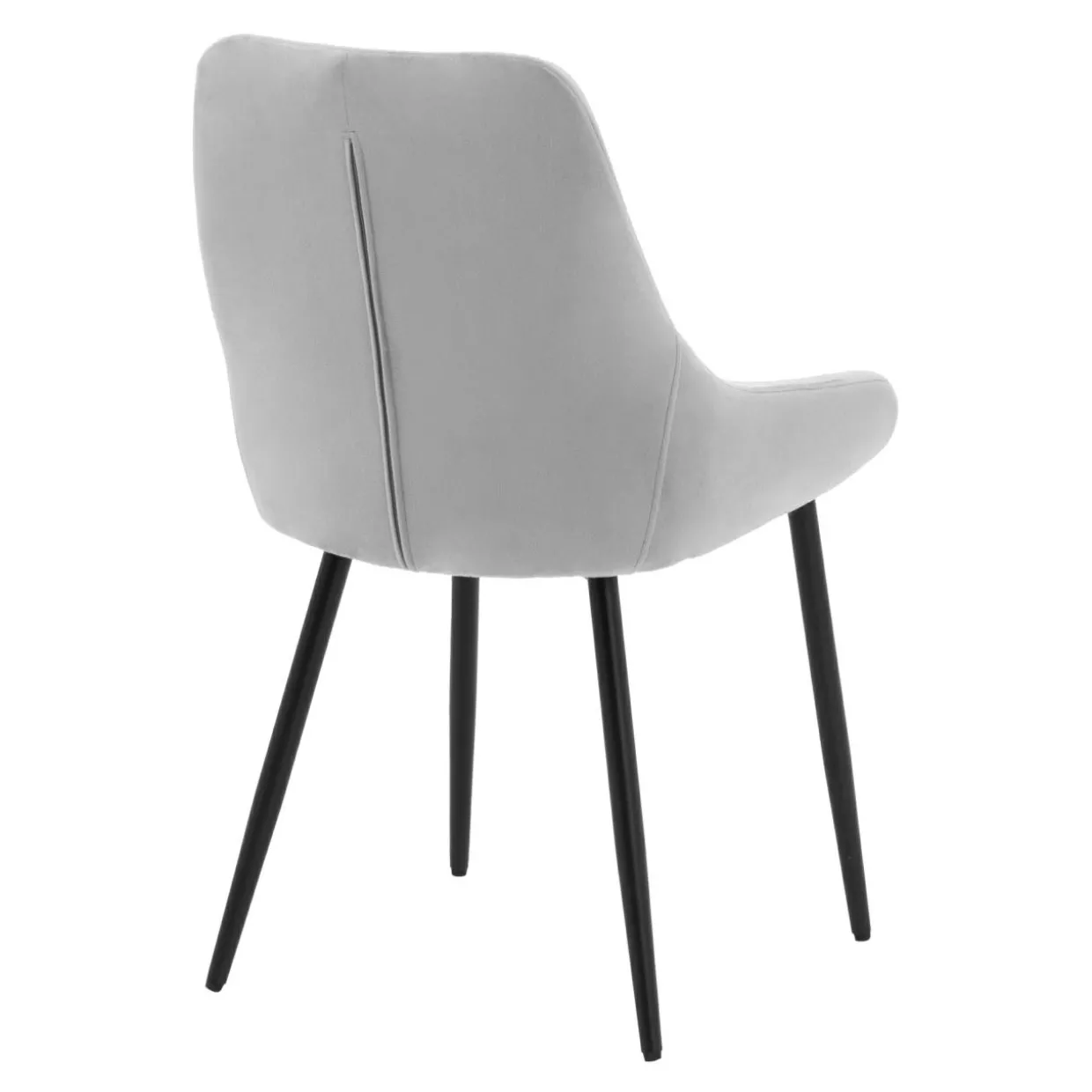 Krzesło tapicerowane szare FYRA