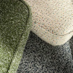 Krzesło tapicerowane szare FALIN