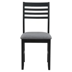 Krzesło tapicerowane szare HANKO