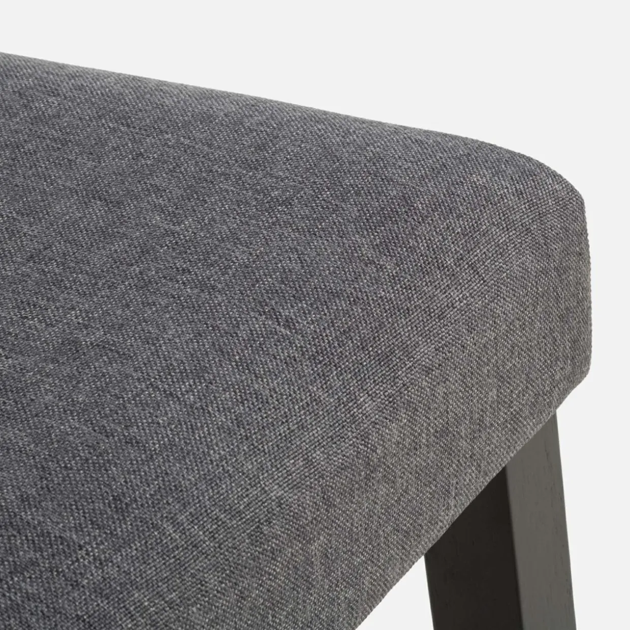 Krzesło tapicerowane szare KALINTO