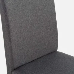 Krzesło tapicerowane szare KALINTO