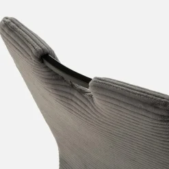 Krzesło tapicerowane szare FOLIANO