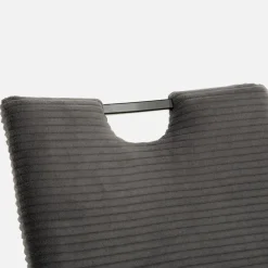 Krzesło tapicerowane szare FOLIANO