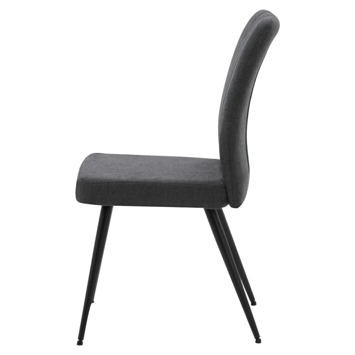 Krzesło tapicerowane szare SVENTO