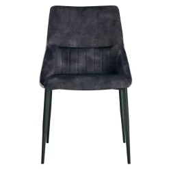 Krzesło tapicerowane szare DYGGAN