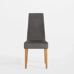 Krzesło tapicerowane szare SORIN