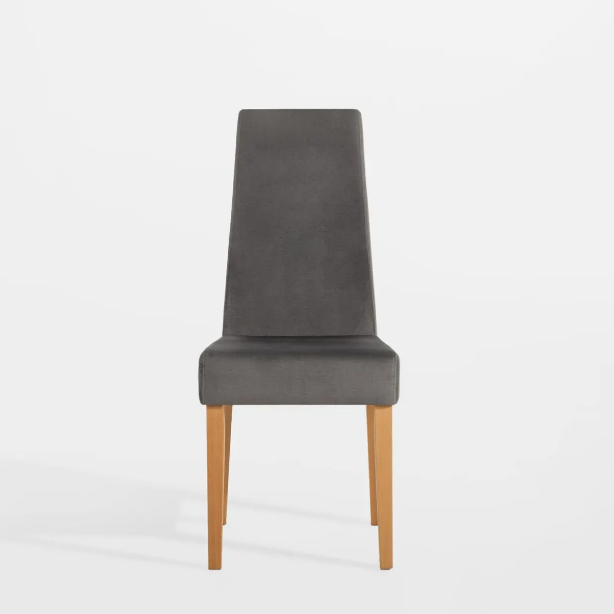 Krzesło tapicerowane szare SORIN