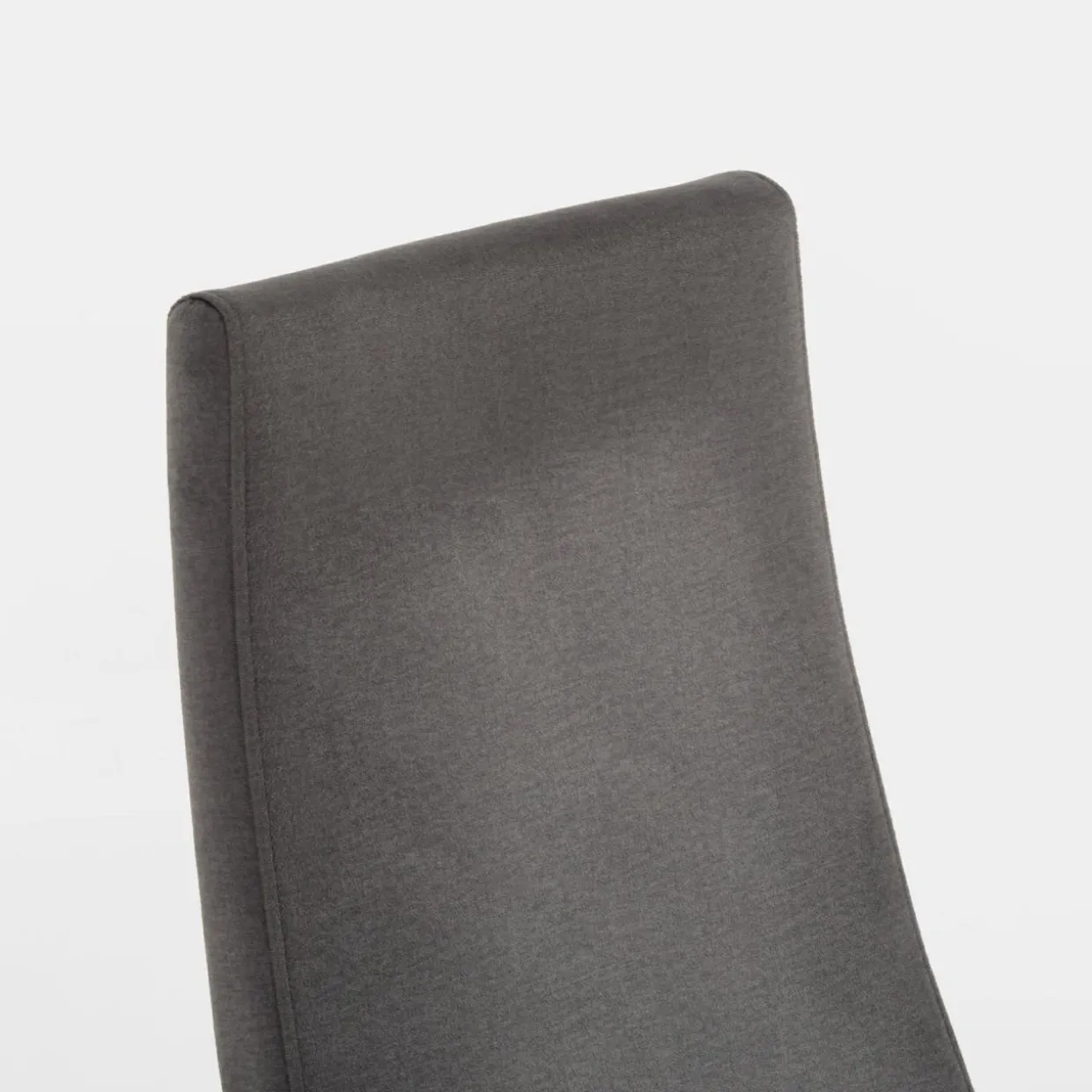 Krzesło tapicerowane szare SORIN