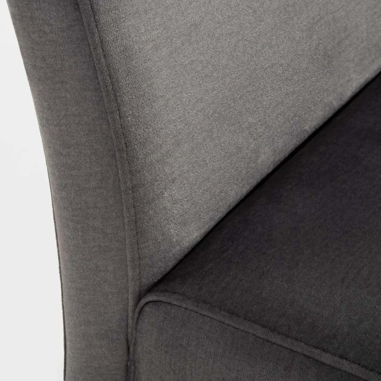 Krzesło tapicerowane szare SORIN