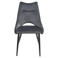Krzesło tapicerowane szare FELO