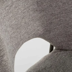 Krzesło tapicerowane szare DAPPERI