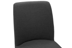 Krzesło tapicerowane szare HOLIN