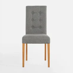 Krzesło tapicerowane szarobeżowe SEWIwane szare SEWI