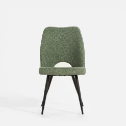Krzesło tapicerowane zielone FALIN