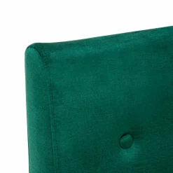 Krzesło tapicerowane zielone VENES