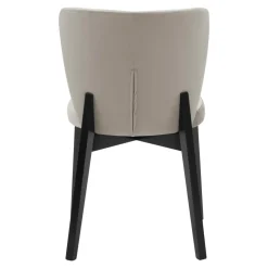 Krzesło welurowe beżowe DEXTER