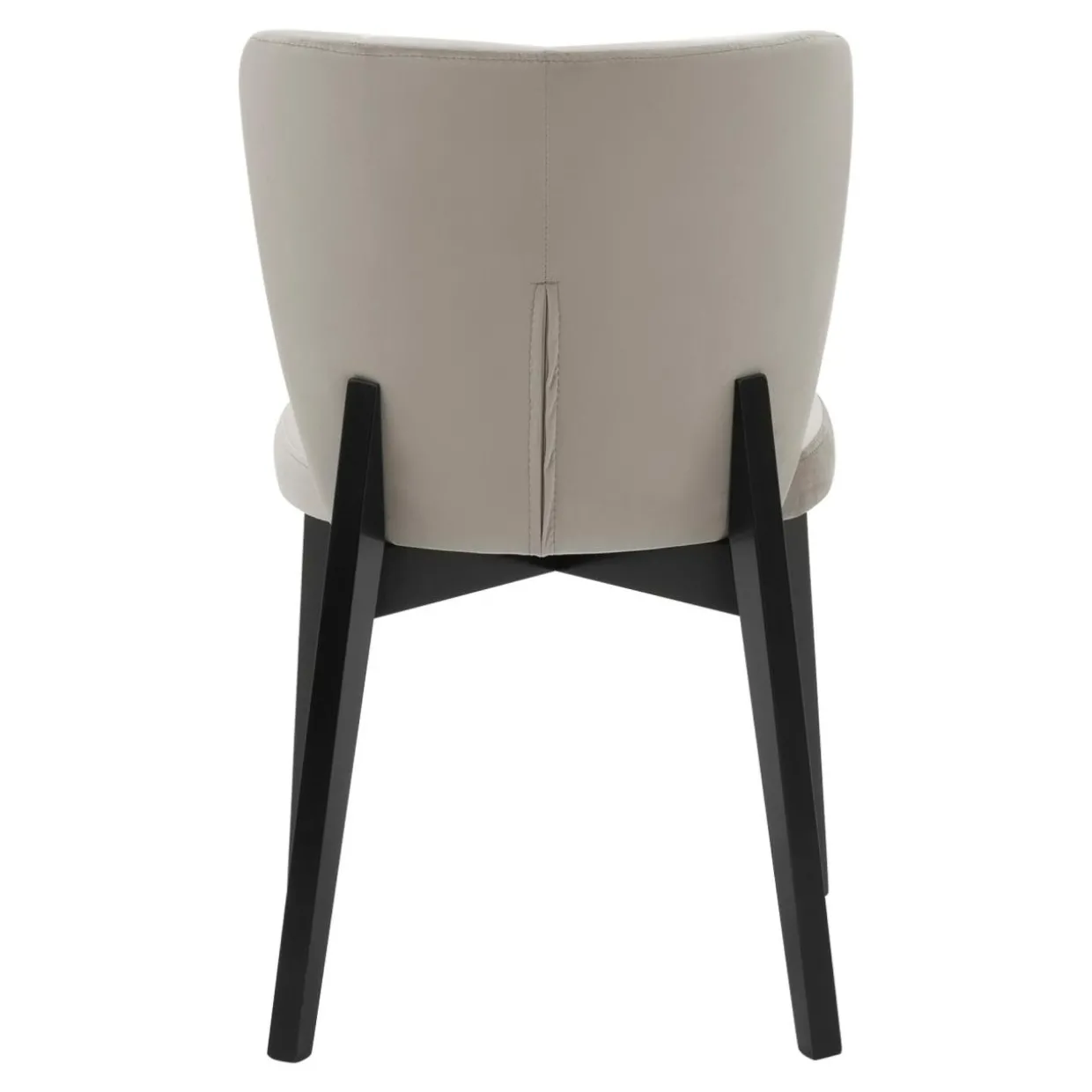 Krzesło welurowe beżowe DEXTER