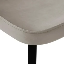 Krzesło welurowe beżowe DEXTER