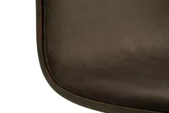 Krzesło welurowe brązowe VINGE