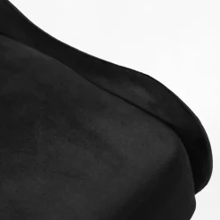 Krzesło welurowe czarne JAVON