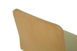 Krzesło welurowe jasnozielone VINGE