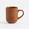 Kubek ceramiczny brązowy PAPILAR 310 ml