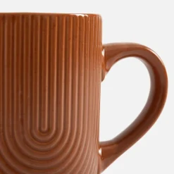 Kubek ceramiczny brązowy PAPILAR 310 ml